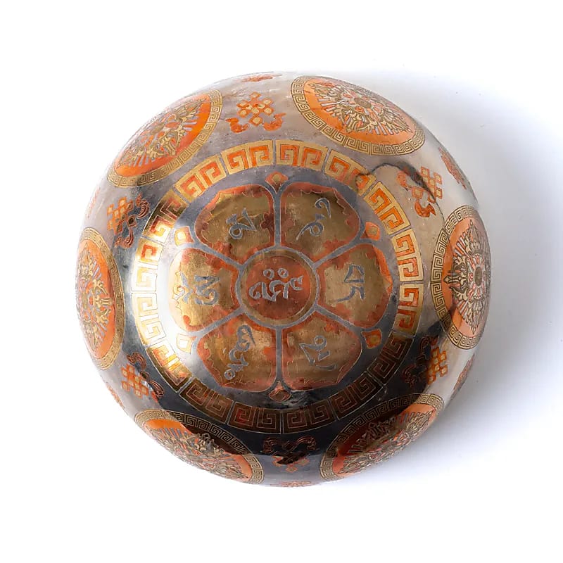 Klangschale Green Tara versilberte