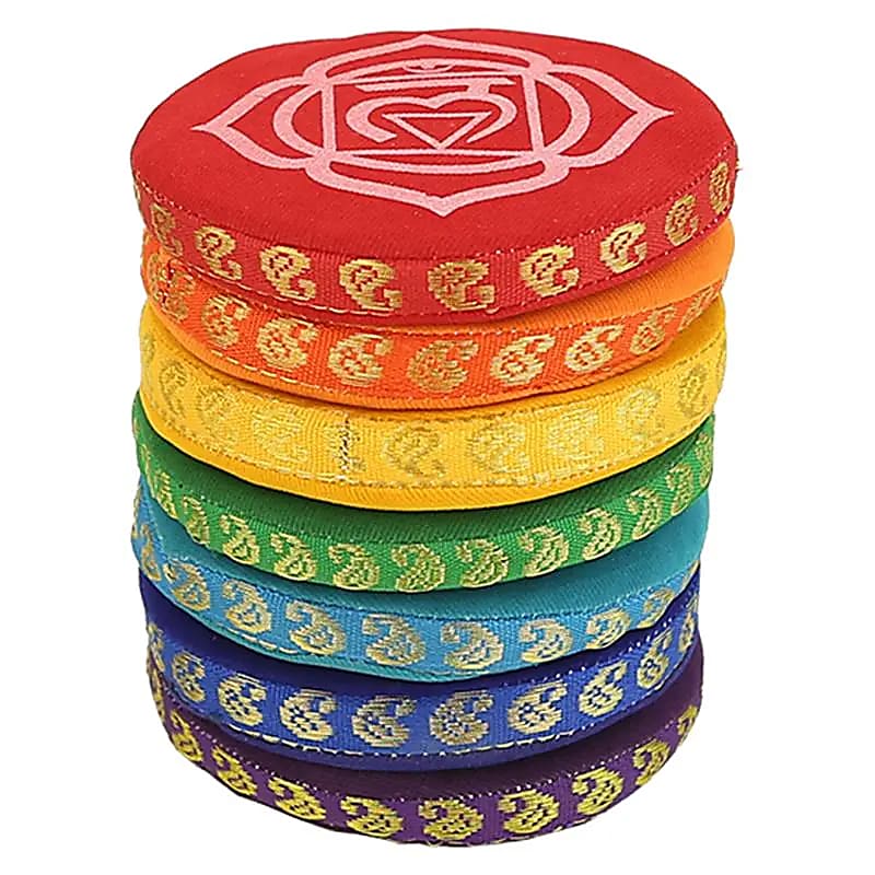 Klangschlenkissen Chakra SET