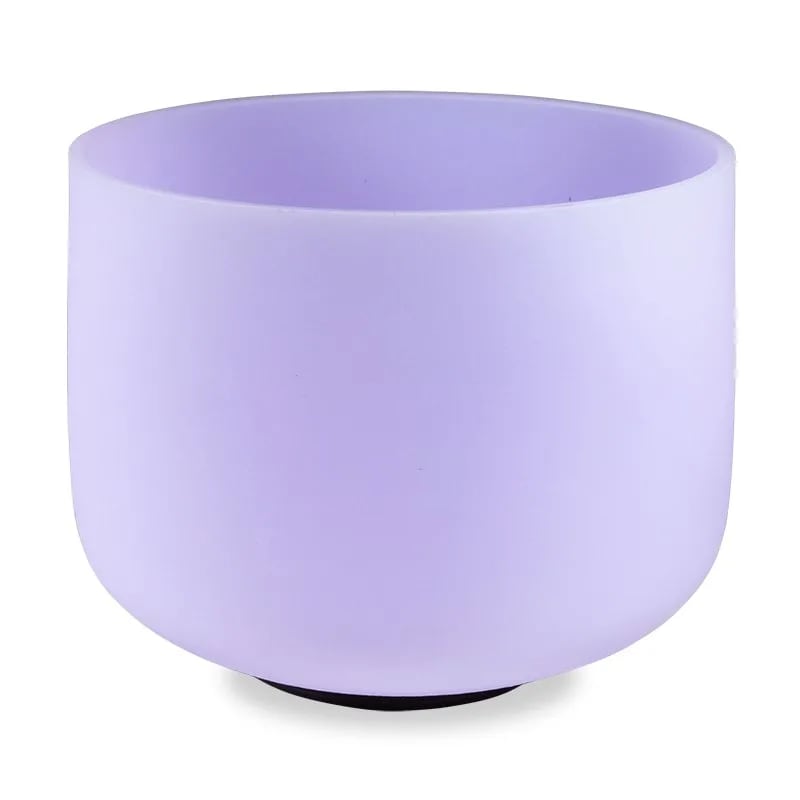 Amethyst-Kristallklangschale F-Ton 432 Hz