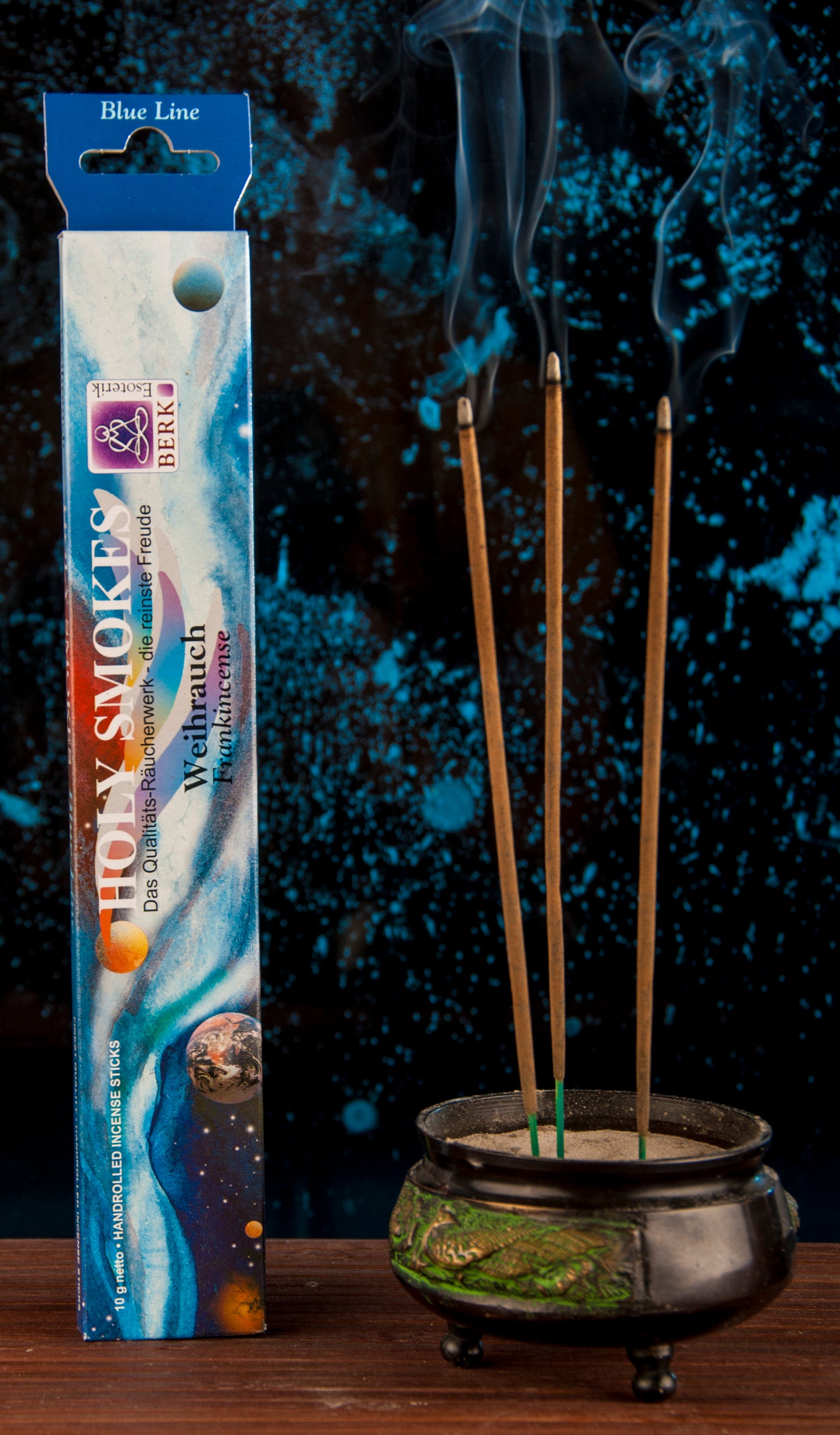 Räucherstäbchen Blue Line Weihrauch