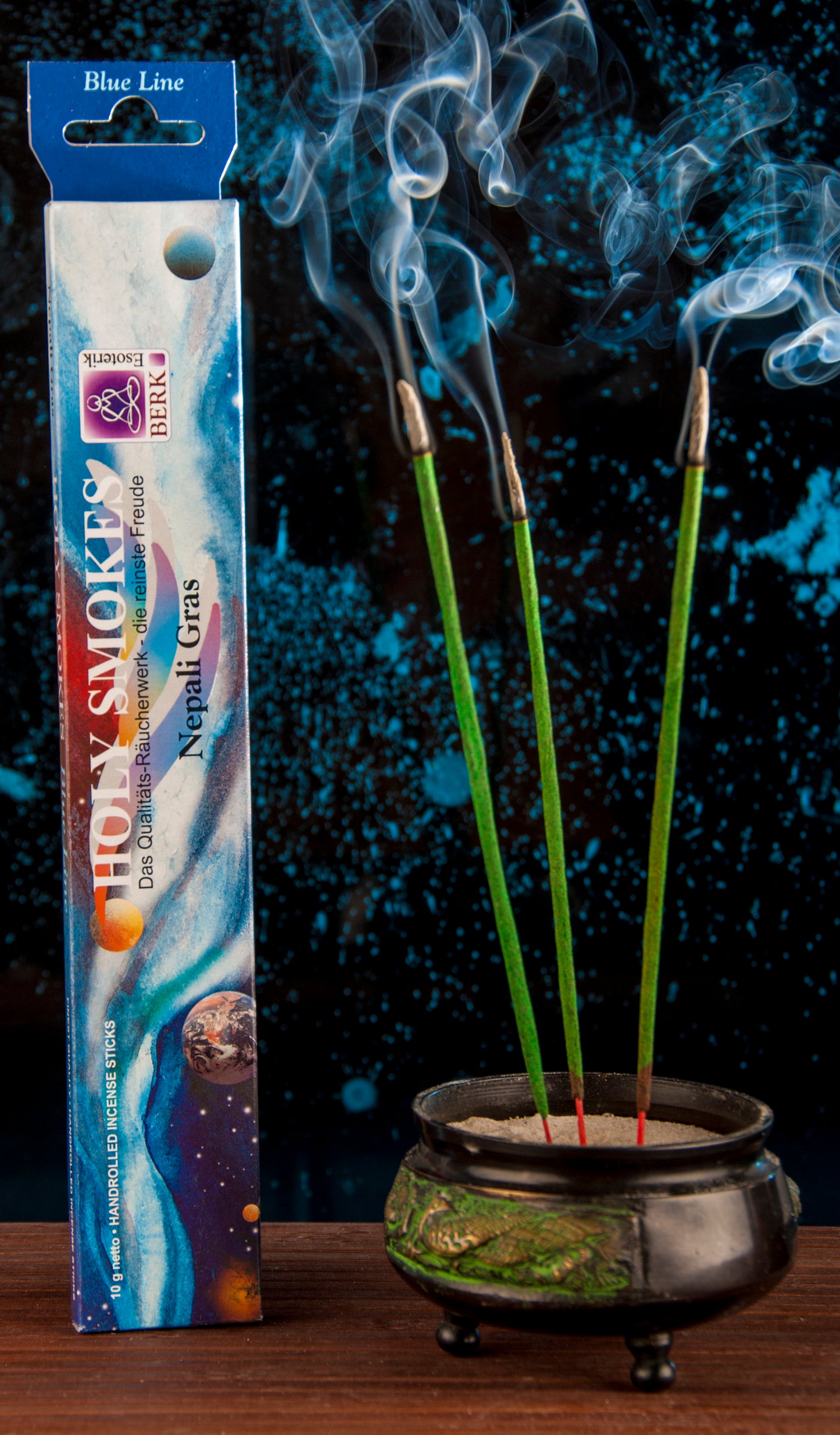 Räucherstäbchen Blue Line Nepali Gras