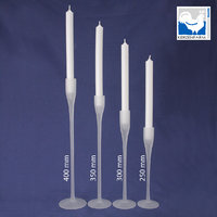 Kerzenständer Glas-gefrostet