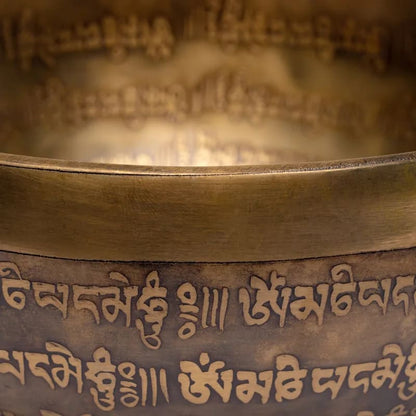 Klangschale Tibet handgraviert