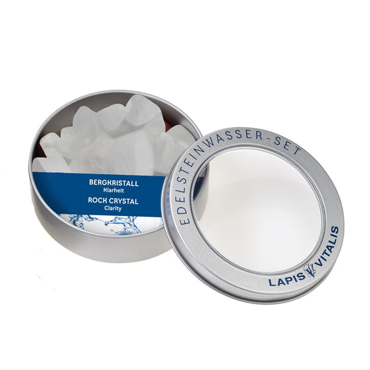 Wassersteine in Geschenkbox Bergkristall