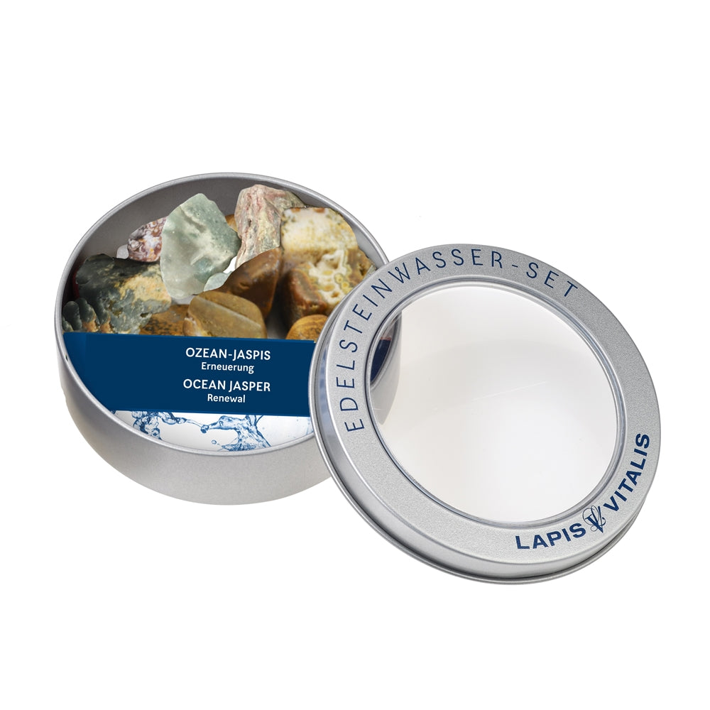 Wassersteine in Geschenkbox Ozeanjaspis