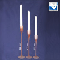 Kerzenständer Glas-pink gefrostet