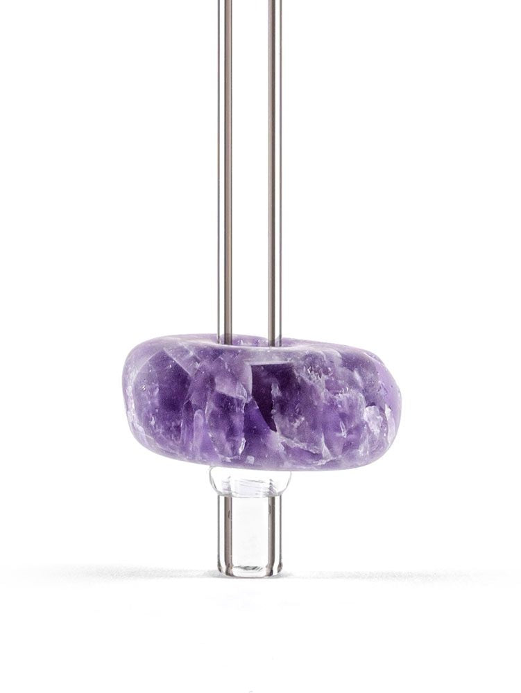 Glastrinkhalm "Amethyst"