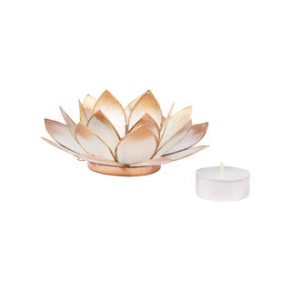Teelichthalter Lotus "Scheitelchakra"