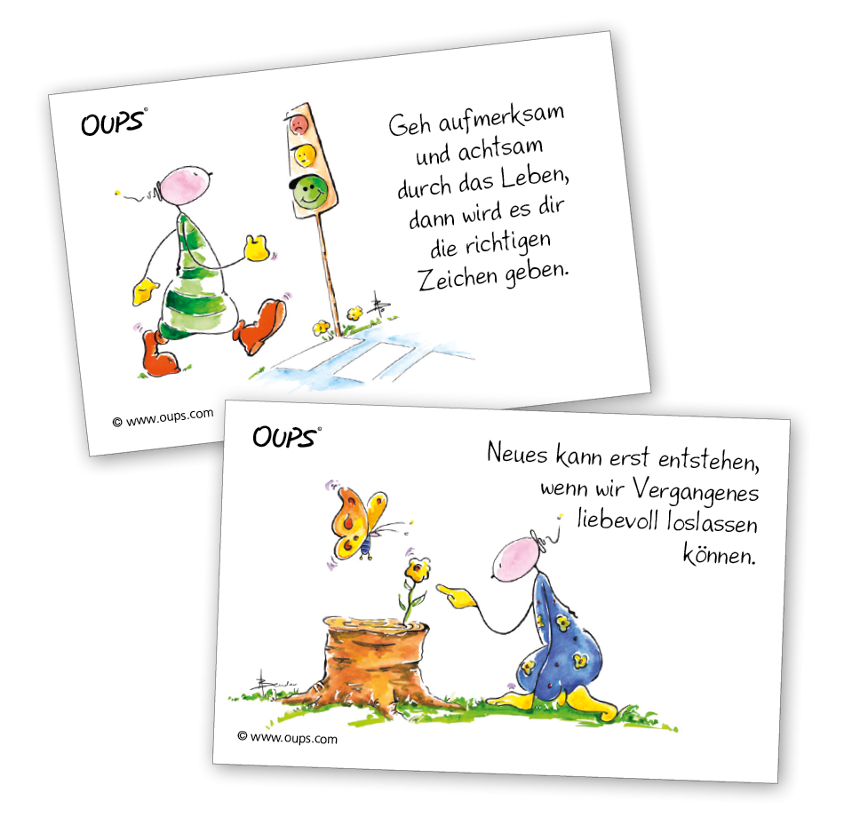 Oups-Kärtchenbox „Motivation“