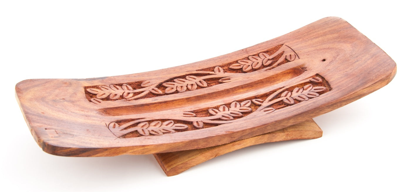 Räucherstäbchenhalter "Blatt", superbreit
