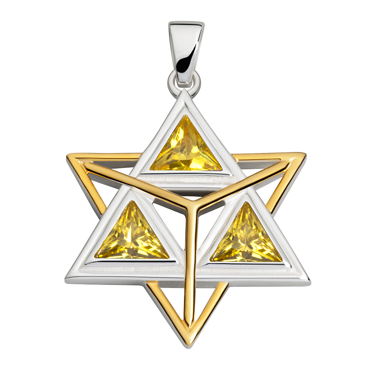 Kettenanhänger "Thronwagen, gelb"