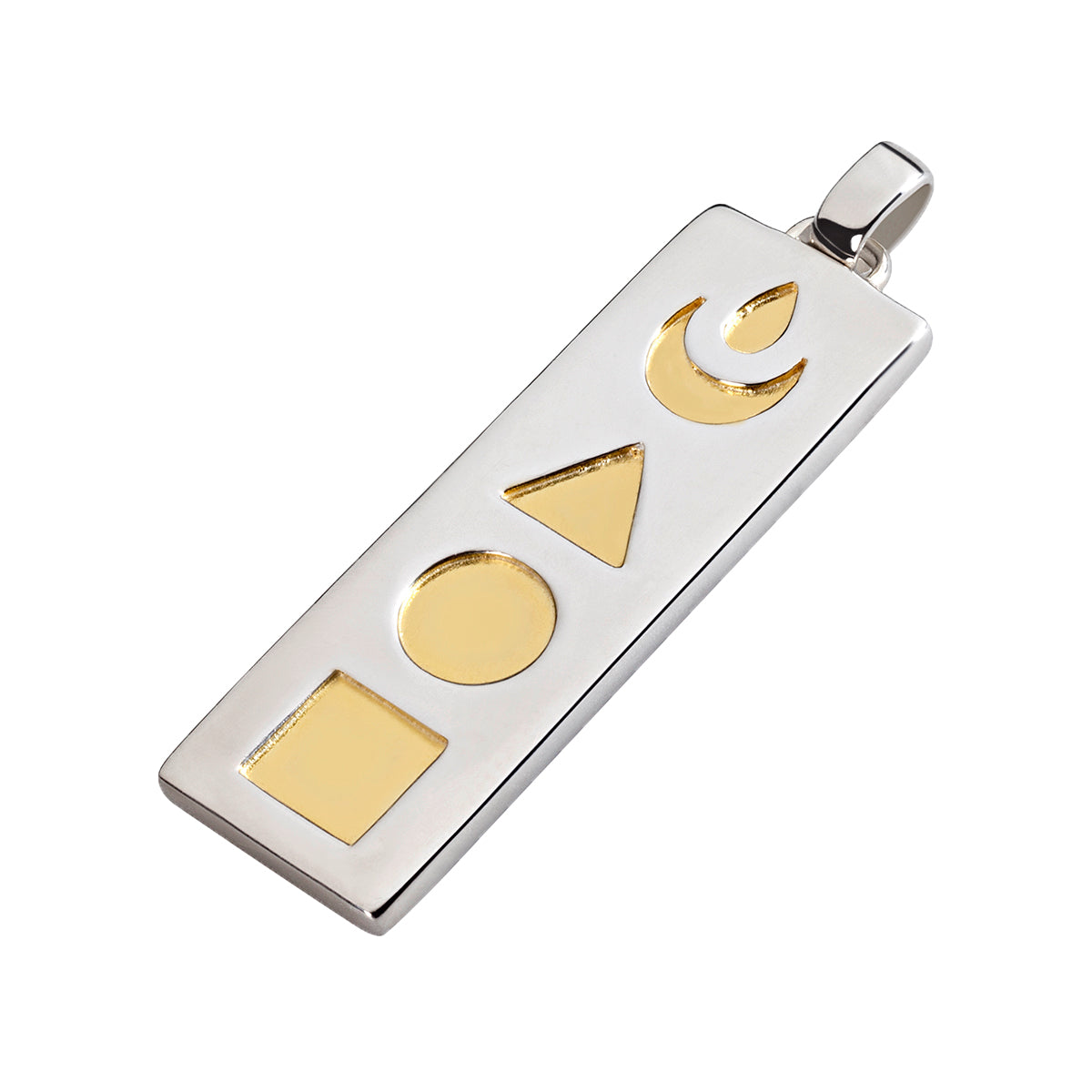 Kettenanhänger "Transformation", teilvergoldet