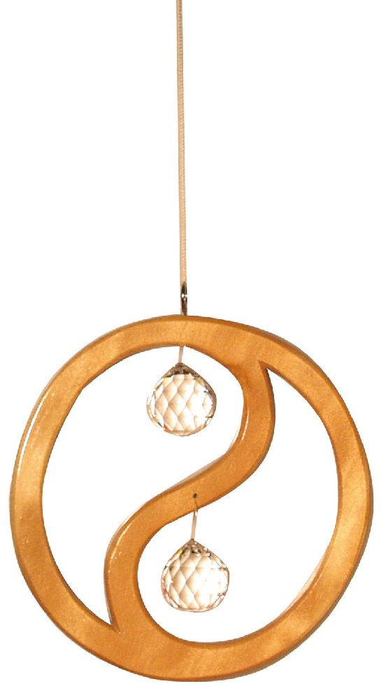 Kristallobjekt „Yin Yang“