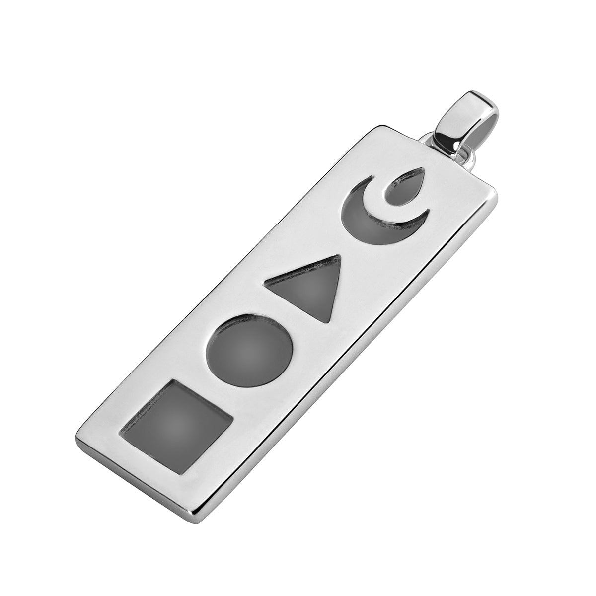 Kettenanhänger "Transformation", teilgeschwärzt