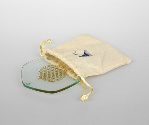 Glasuntersetzer "Blume des Lebens", Voyagerplatte