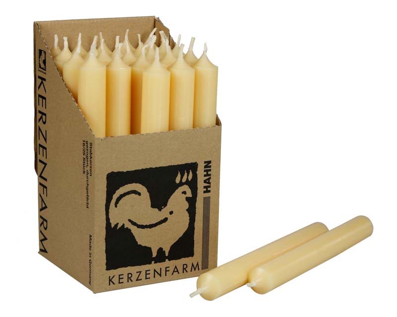 Stabkerze in Creme