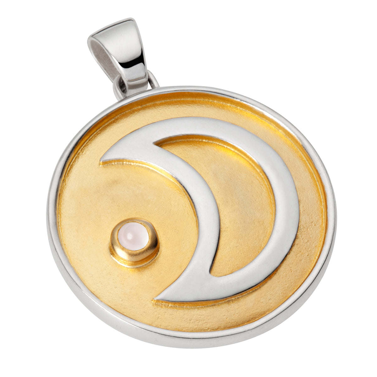 Kettenanhänger "Empfänglichkeit, teilvergoldet"