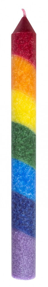 Stabkerze "Regenbogen"