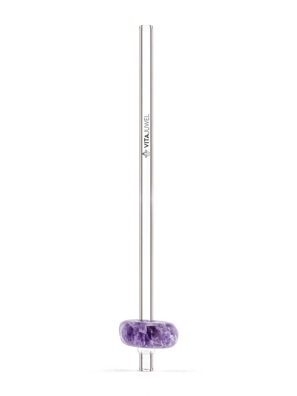 Glastrinkhalm "Amethyst"