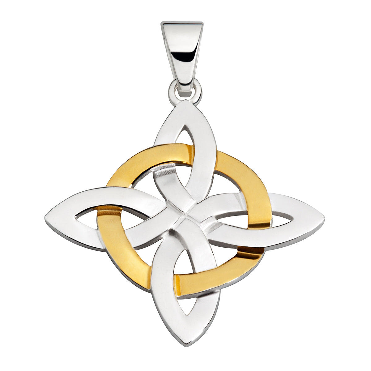 Kettenanhänger "Einheit, teilvergoldet"