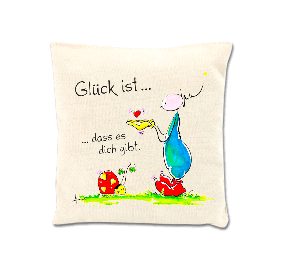 Oups-Duftkissen „Glück ist, dass es Dich gibt“