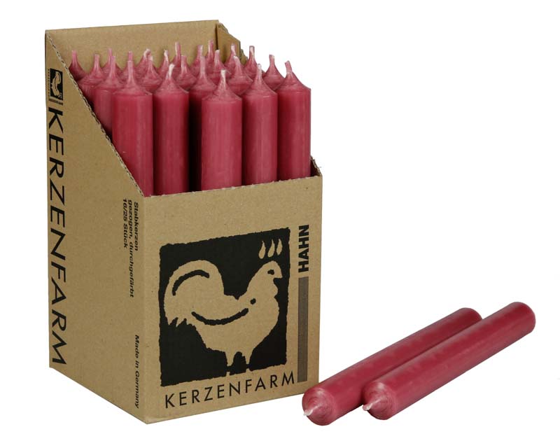 Stabkerze in Altrosa