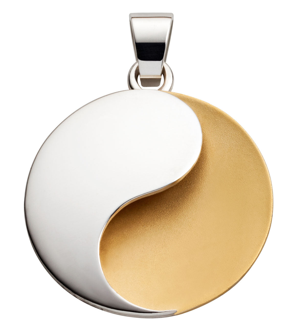 Kettenanhänger "Yin-Yang, vergoldet"