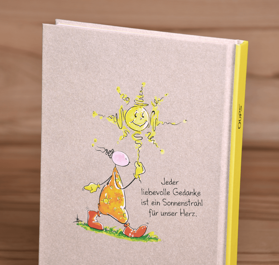 Oups Notizbuch „Schön, dass es Dich gibt“
