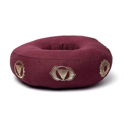 Klangschalenring ringförmig 7 Chakren aubergine