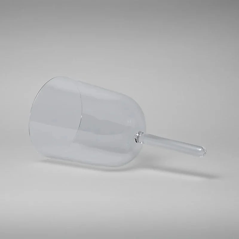 Kristallklangschale klar mit Griff/Tasche B-Ton