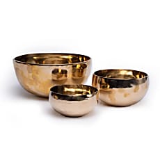 Klangschale Shanti goldfarbig, Universal