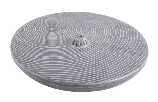 Räucherstäbchenhalter Zen rund Speckstein