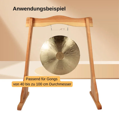 Gongständer aus Eschenholz für Gongs von 40 bis 100 cm