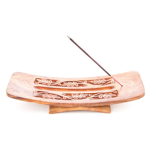 Räucherstäbchenhalter "Blatt", superbreit