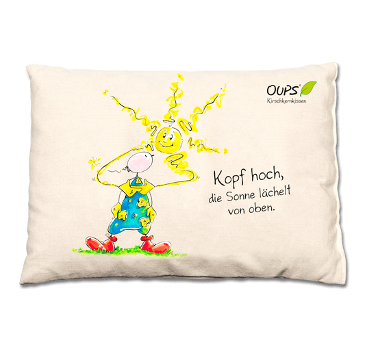 Oups-Kirschkernkissen „Kopf hoch“