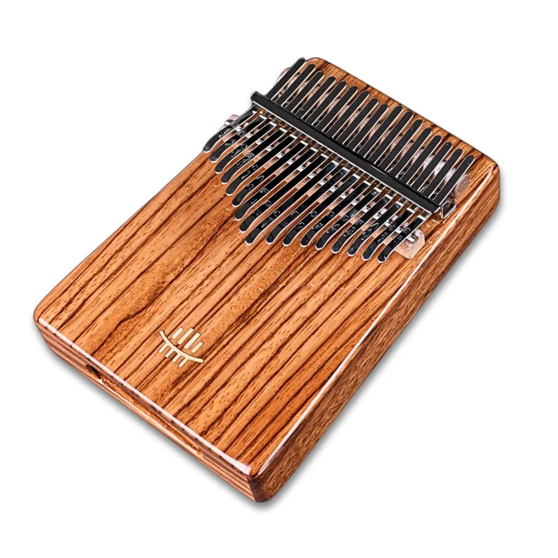 Kalimba - 17 Zungen Rosenholz - C-Dur A-440 Hz | mit Schallloch -A