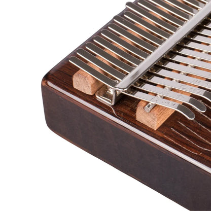 Kalimba - 21 Zungen Rosenholz C-Dur 440 Hz mit Schallloch
