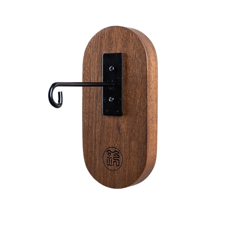 Wandhaken für Klangspiele - Aufhängung aus Walnuss