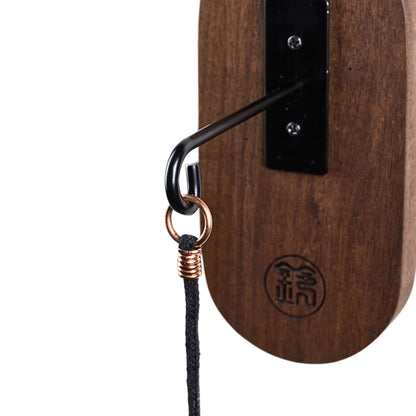 Wandhaken für Klangspiele - Aufhängung aus Walnuss